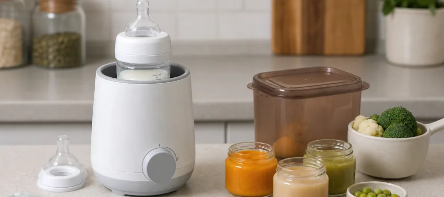 Flaschenwaermer-Rezepte kombiniert mit Baby-Ernaehrungstipps: Sicher und gesund fuettern