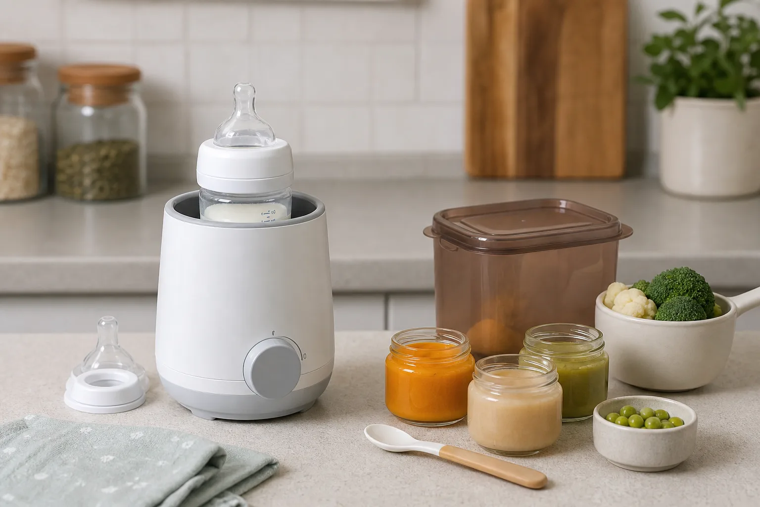 Flaschenwaermer-Rezepte kombiniert mit Baby-Ernaehrungstipps: Sicher und gesund fuettern