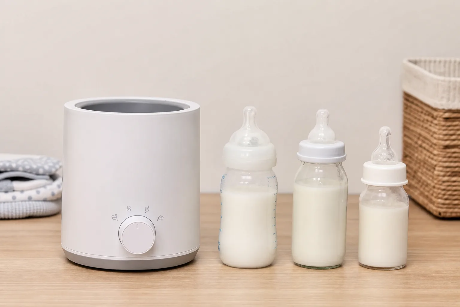 Flaschenwaermer fuer unterschiedliche Flaschentypen: Milch-, Glas- und Plastikflaschen richtig erwaermen